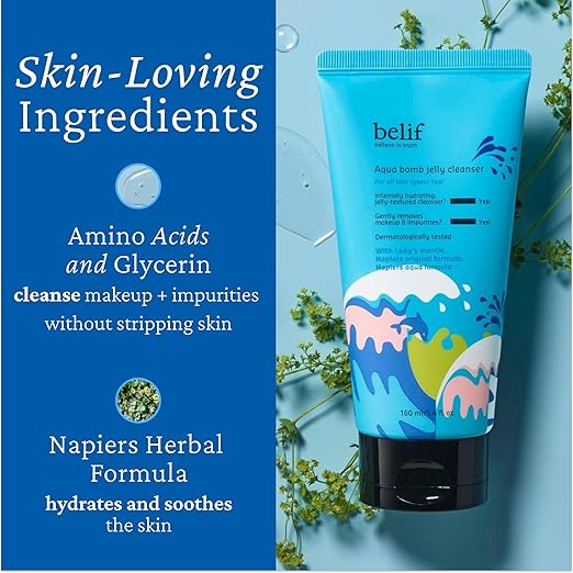 Belif Aqua Bomb Hydrating Jelly Cleanser